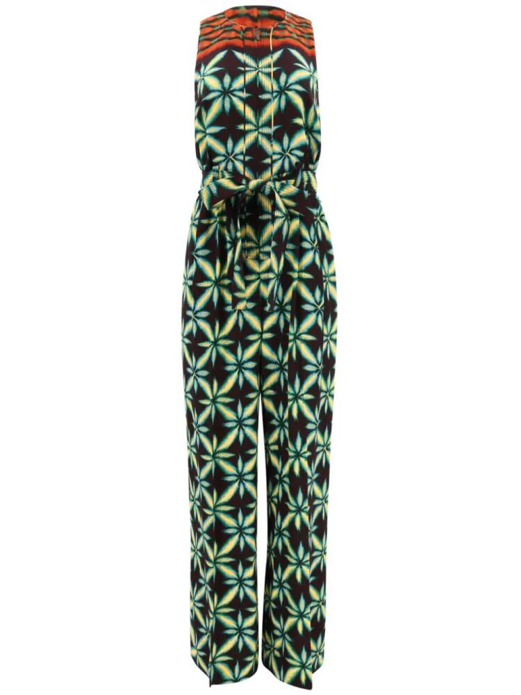 Ulla Johnson Camelia belted jumpsuit - Green Cover