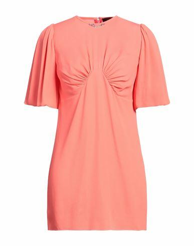 Dsquared2 Woman Mini dress Coral Acetate, Silk Cover