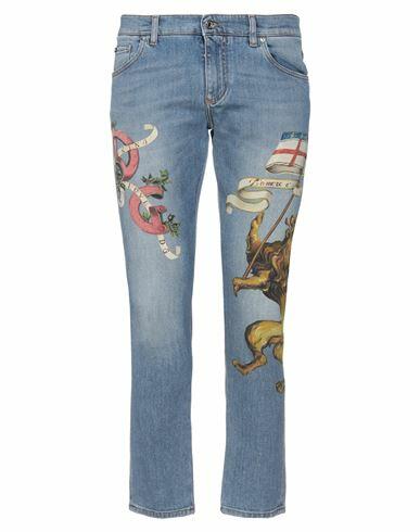 Dolce & gabbana Man Jeans Blue Cotton, Elastane Cover