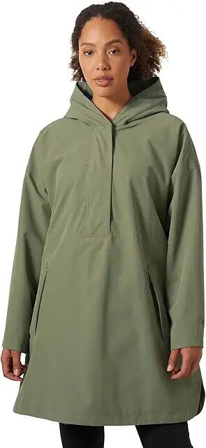 Helly Hansen Lilja Belted Poncho (Green) Women's Clothing Cover