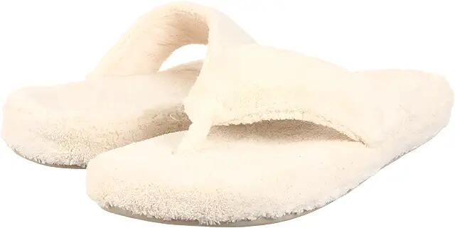 Acorn New Spa Thong (Natural Fabric-270) Women's Slippers Cover