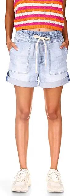 Sanctuary Touring Twill Pull-On Shorts (Quartz Wash) Women's Clothing Cover