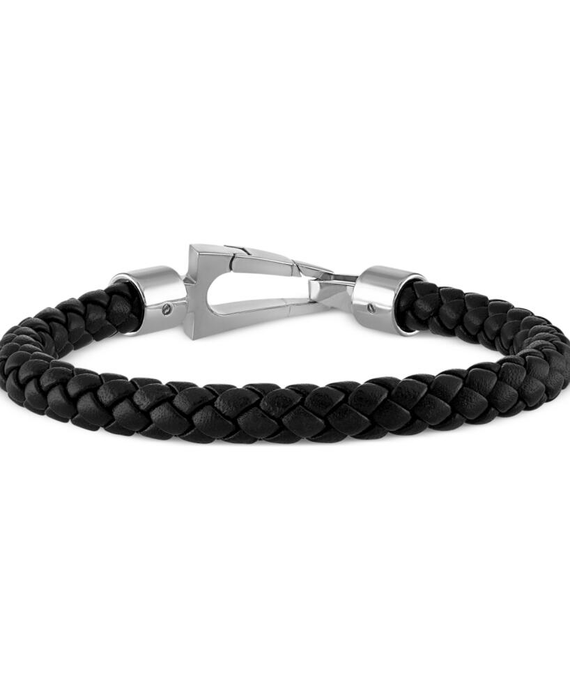 Bulova Men's Marine Star Braided Leather Bracelet - Na Cover