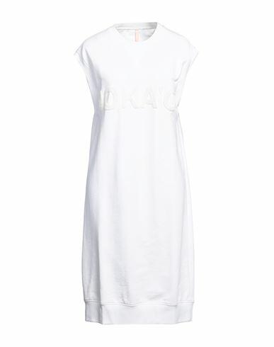 No Ka 'oi ""nalu Top With Embroidery"" Woman Midi dress White Cotton, Polyamide Cover