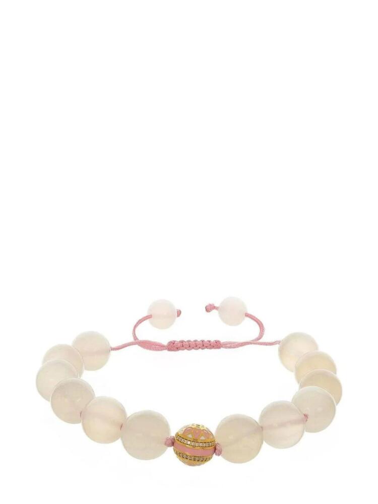 BUDDHA MAMA 20kt yellow gold moonstone bead bracelet Cover