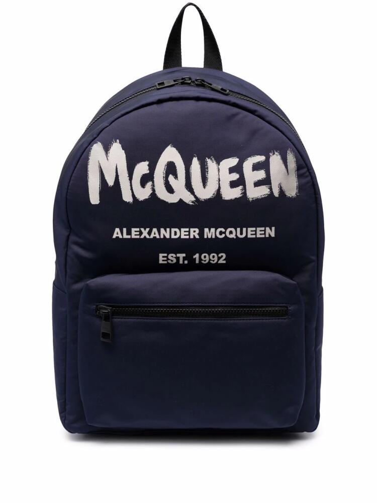 Alexander McQueen Metropolitan backpack - Blue Cover