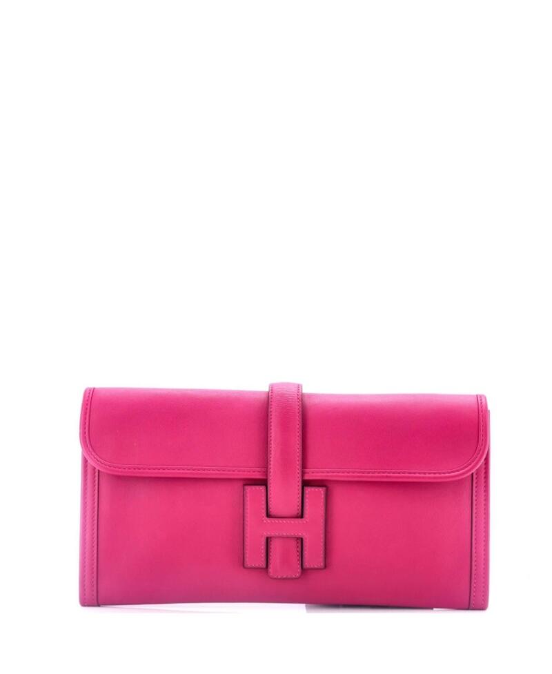 Pre-Owned Hermes 29 Jige Elan Clutch Swift Cover