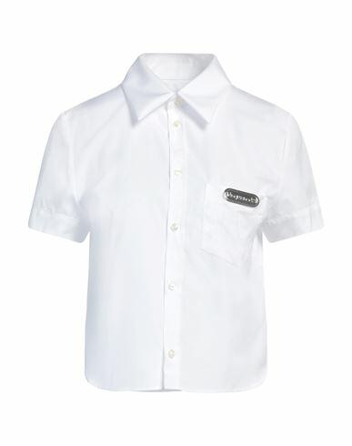 Dsquared2 Woman Shirt White Cotton Cover