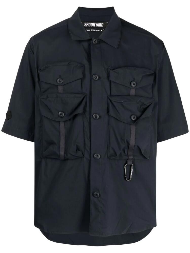 Spoonyard Coolmax multi-pockets shirt - Blue Cover