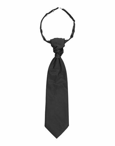 Grey Daniele Alessandrini Man Ties & bow ties Black Silk Cover