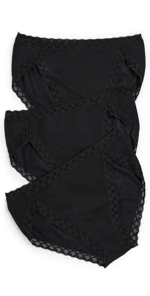 Natori Bliss French Cut 3 Pack Underwear Black Cover