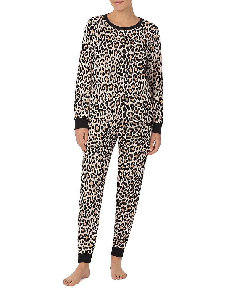 kate spade new york Dot Print Long Sleeve Jogger Pajama Set Cover