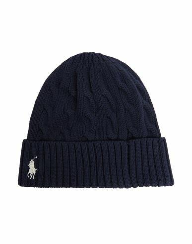 Polo Ralph Lauren Woman Hat Navy blue Cotton Cover