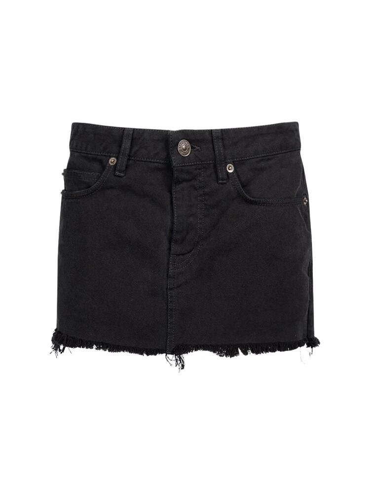 BALENCIAGA Soft Denim Mini Skirt Cover