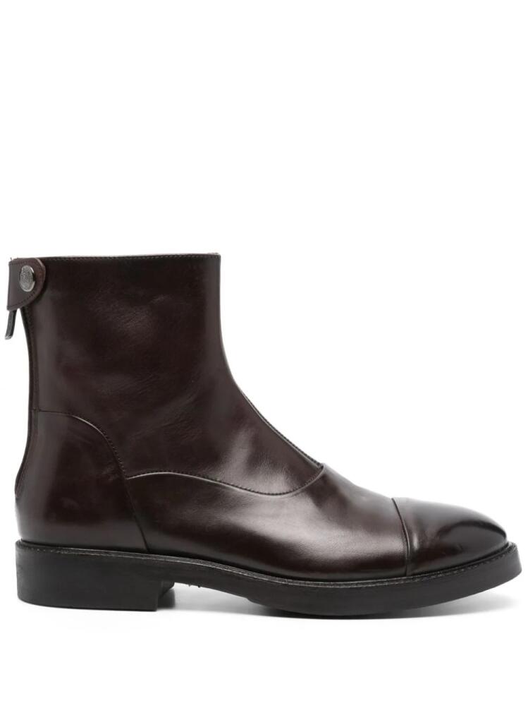 Alberto Fasciani Gabriel leather ankle boots - Brown Cover