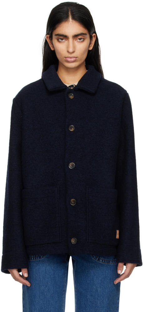 A.P.C. Navy Thais Jacket Cover