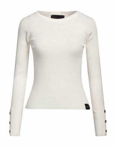 John Richmond Woman Sweater Ivory Viscose, Polyester, Nylon Cover