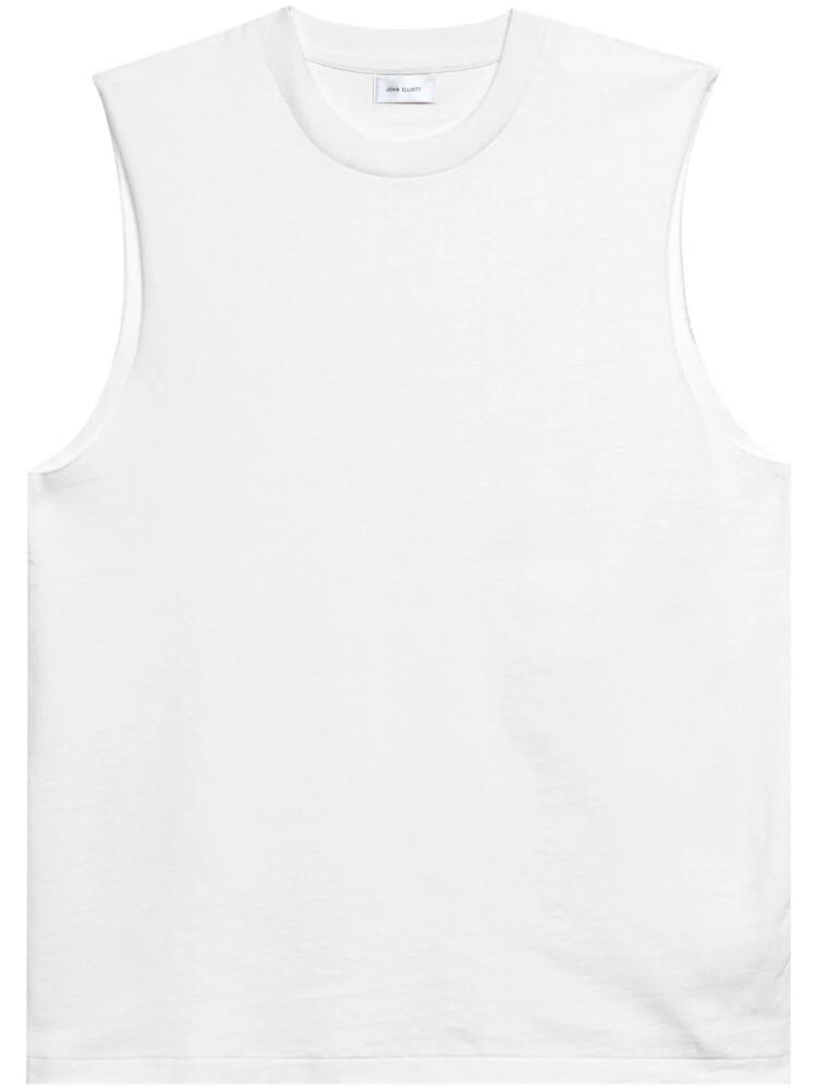 John Elliott sleeveless cotton T-shirt - White Cover