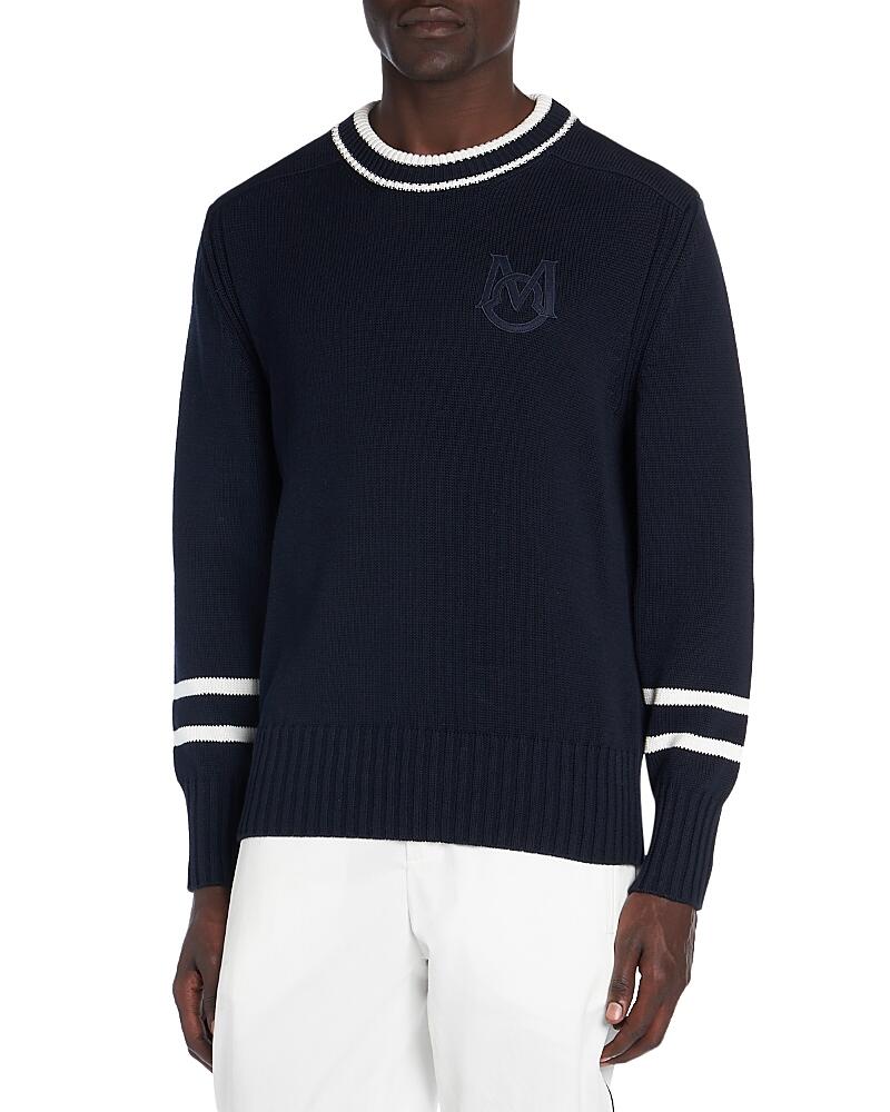 Moncler Striped Trim Crewneck Sweater Cover