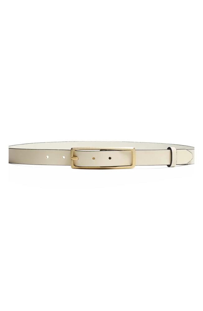 rag & bone Small Rebound Texture Belt in Greige Cover