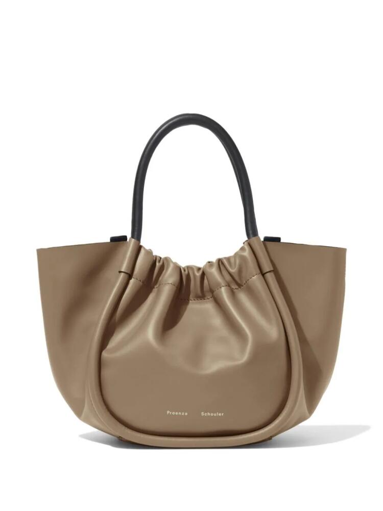 Proenza Schouler small ruched tote bag - Brown Cover