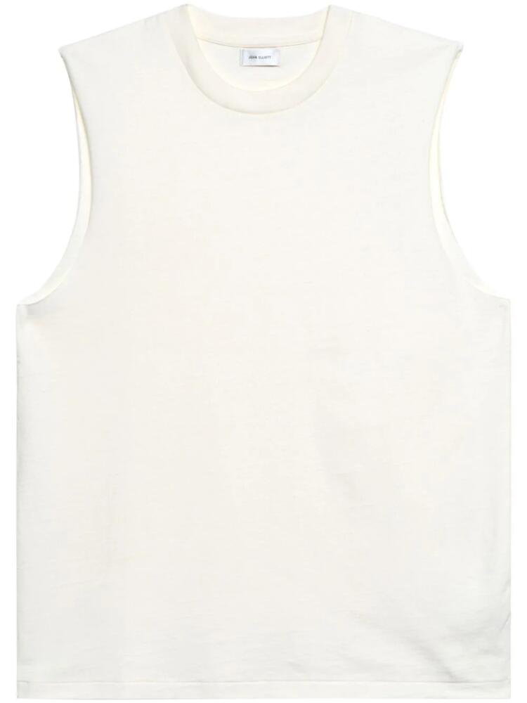 John Elliott sleeveless cotton T-shirt - White Cover