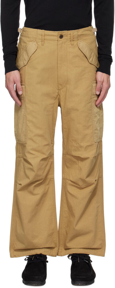 nanamica Beige Pocket Cargo Pants Cover