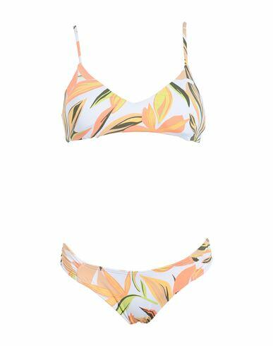 Roxy Rx Costume Pt Beach Classics Ath Tri Woman Bikini White Polyamide, Elastane Cover