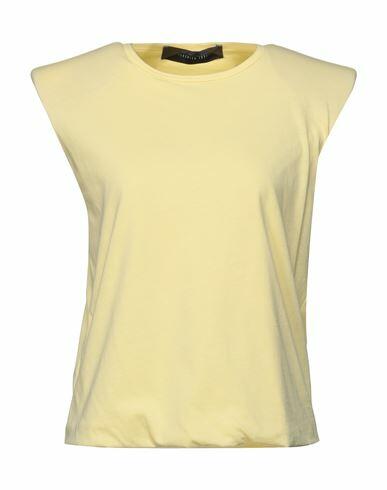 Federica Tosi Woman Top Yellow Cotton Cover