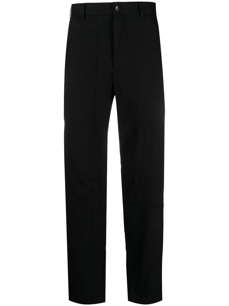 Black Comme Des Garçons high-waist tailored trousers Cover