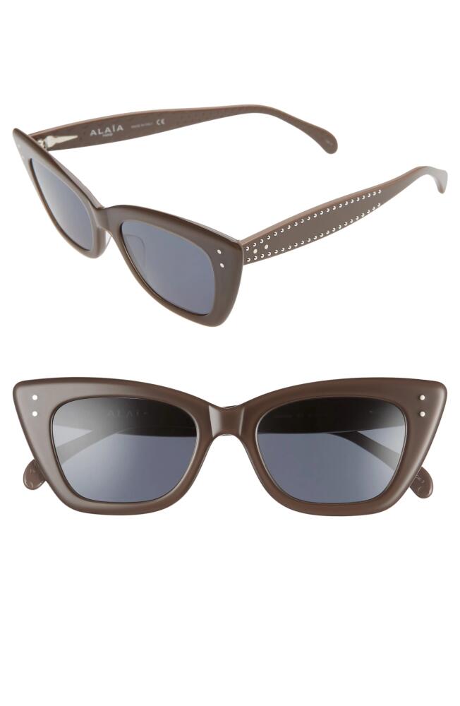 Alaïa 51mm Cat Eye Sunglasses in Brown Cover