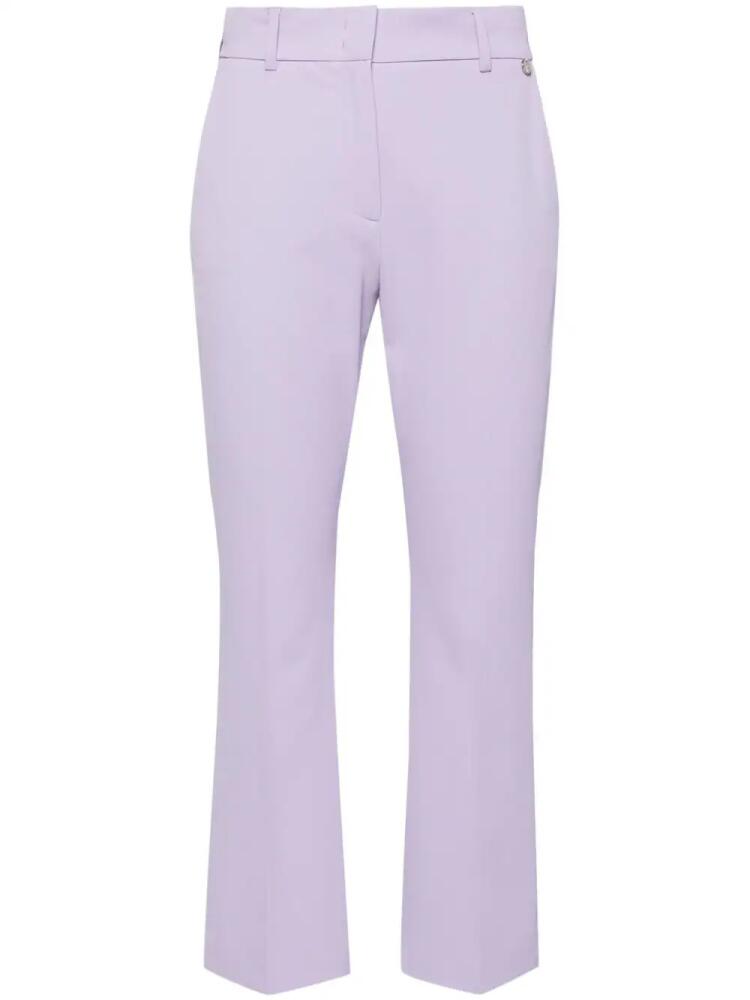 LIU JO tailored cropped trousers - Purple Cover