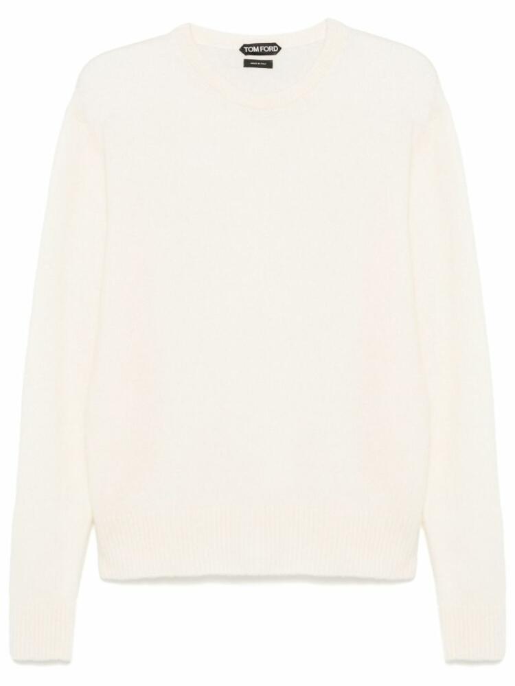 TOM FORD crew-neck sweater - White Cover