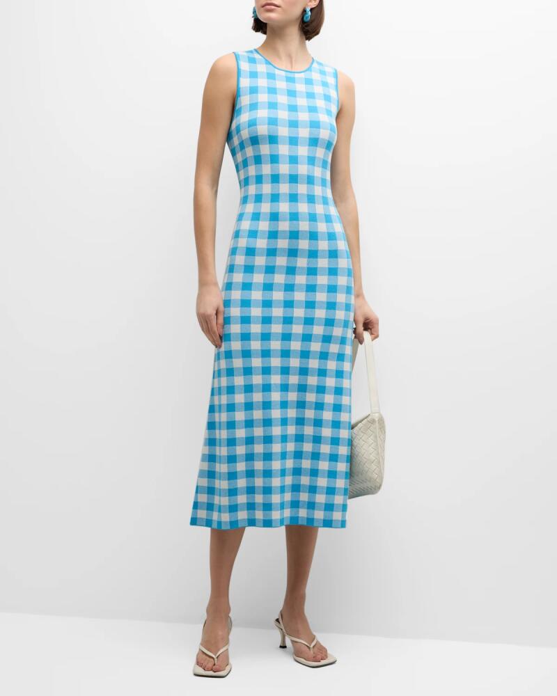 SIMONMILLER Axon Sleeveless Striped Midi Dress Cover