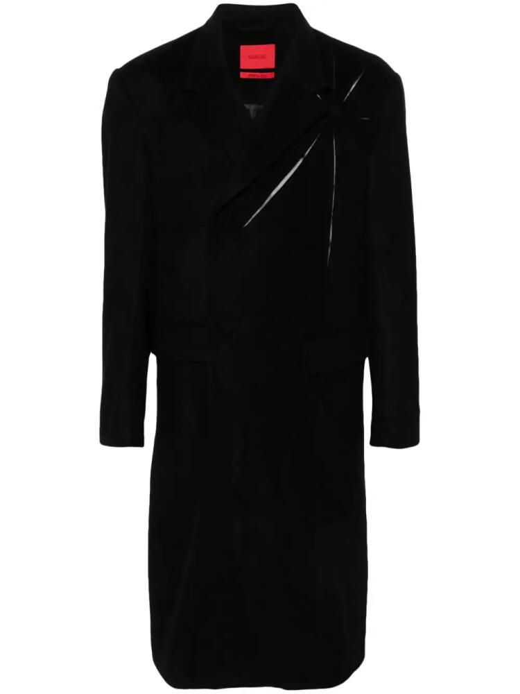 KUSIKOHC Origami cut-out maxi coat - Black Cover