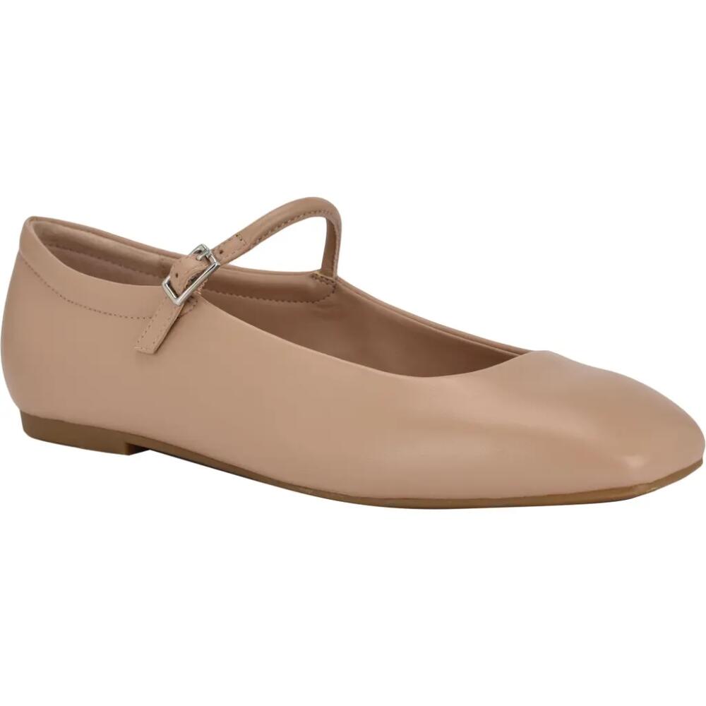 Calvin Klein Emery Mary Jane Flat in Light Natural Cover