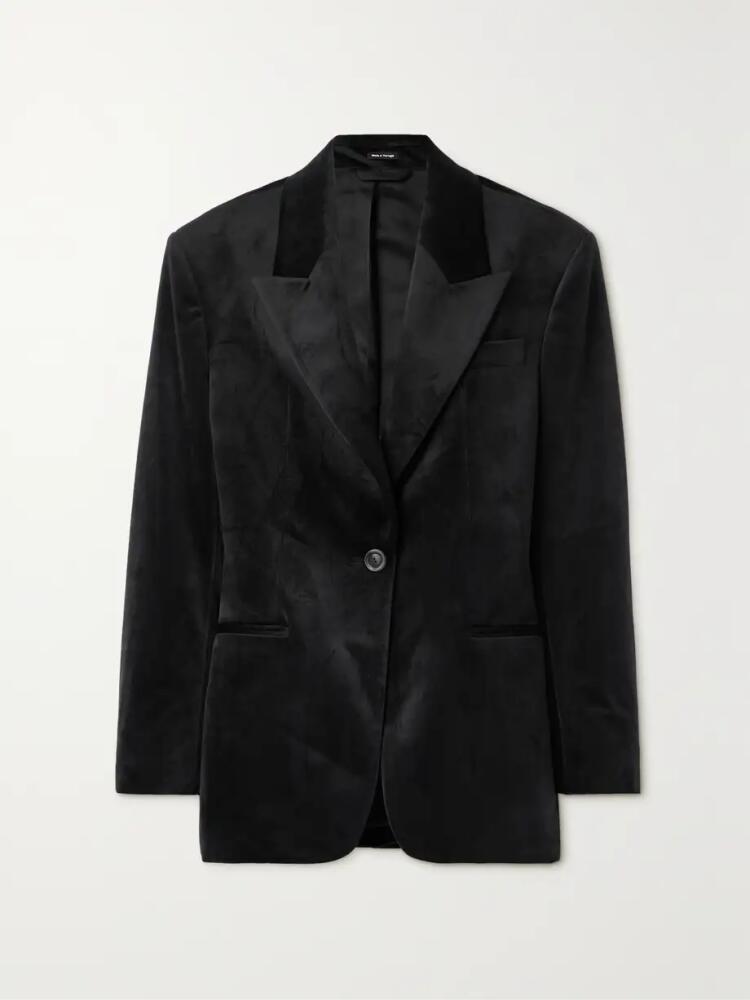 Acne Studios - Velvet Blazer - Black Cover