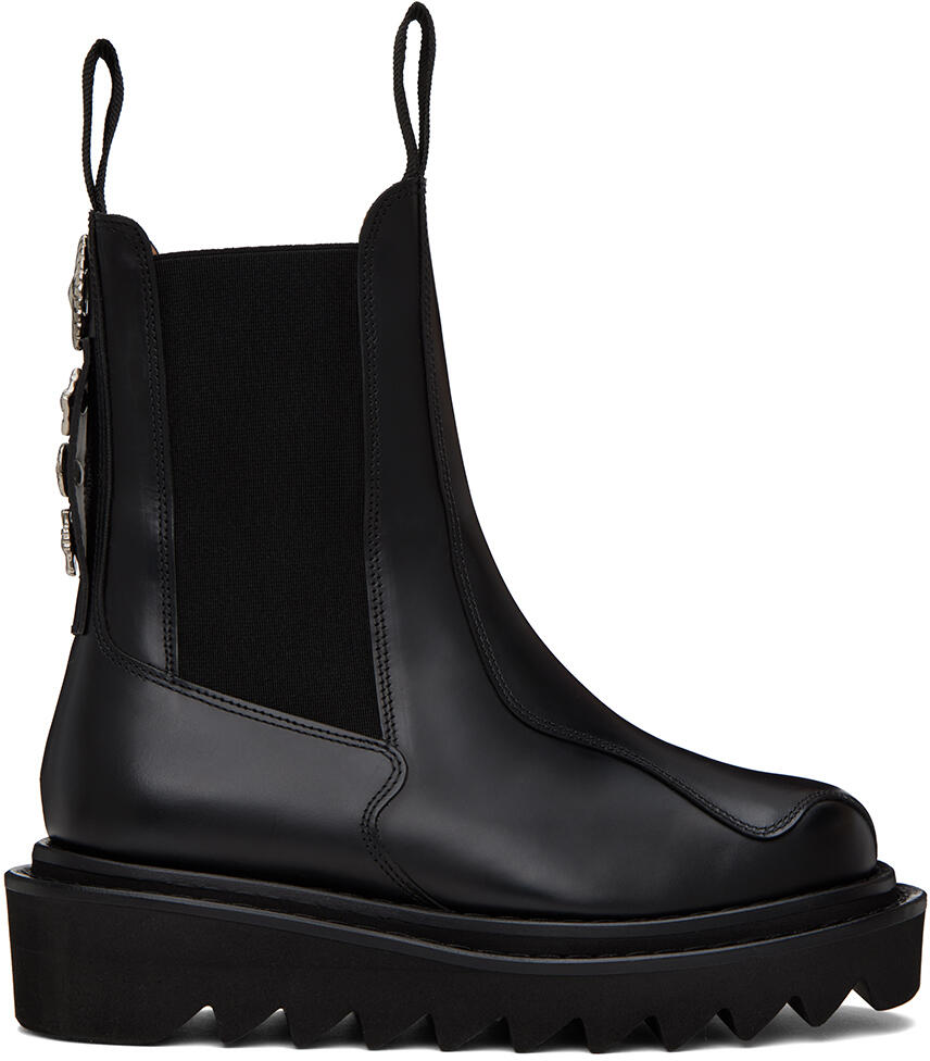 Toga Pulla SSENSE Exclusive Black Chelsea Boots Cover