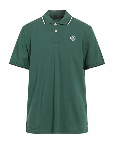 North Sails Man Polo shirt Green Cotton Cover