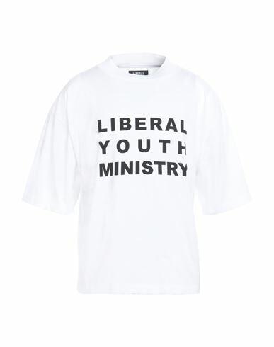 Liberal Youth Ministry Man T-shirt White Cotton Cover