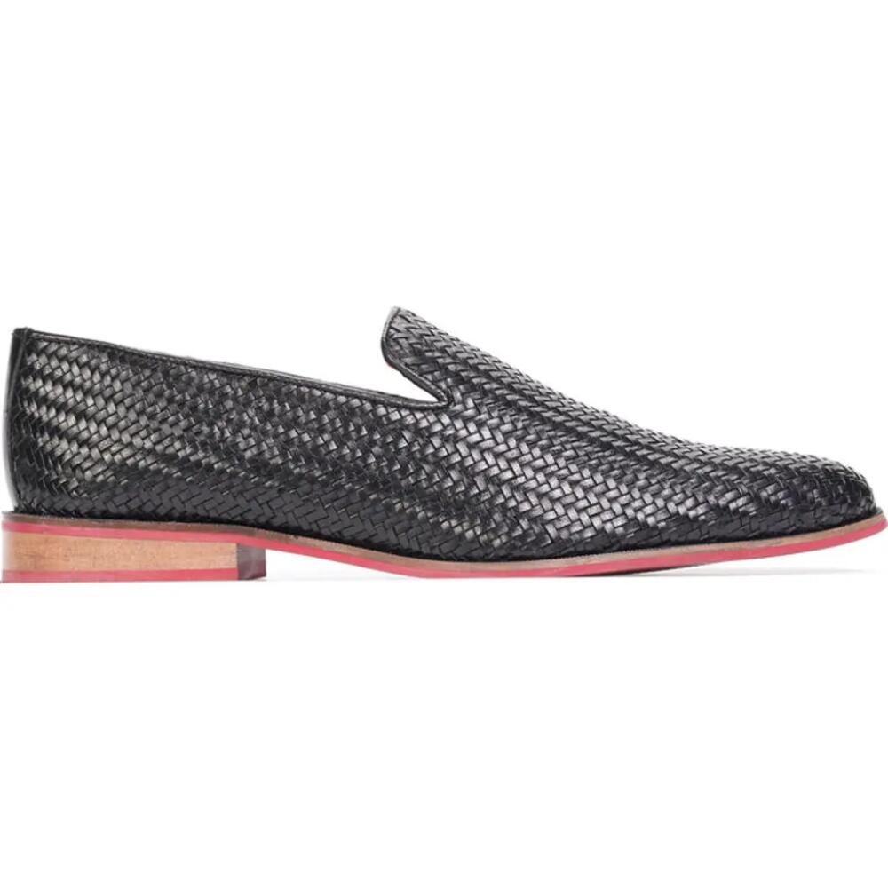 CARLOS SANTANA Gibson Weave Loafer in Black Cover