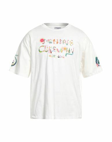 Opening Ceremony Man T-shirt White Cotton Cover