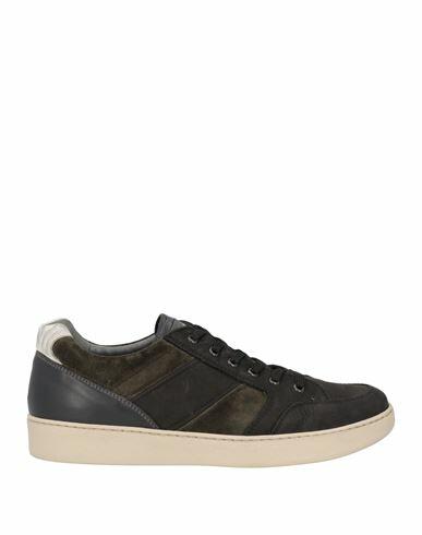 Nero Giardini Man Sneakers Black Leather Cover