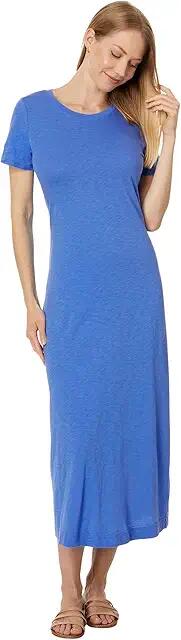 Michael Stars Alanis Crew Neck Midi Dress (Salt Water) Women's Dress Cover