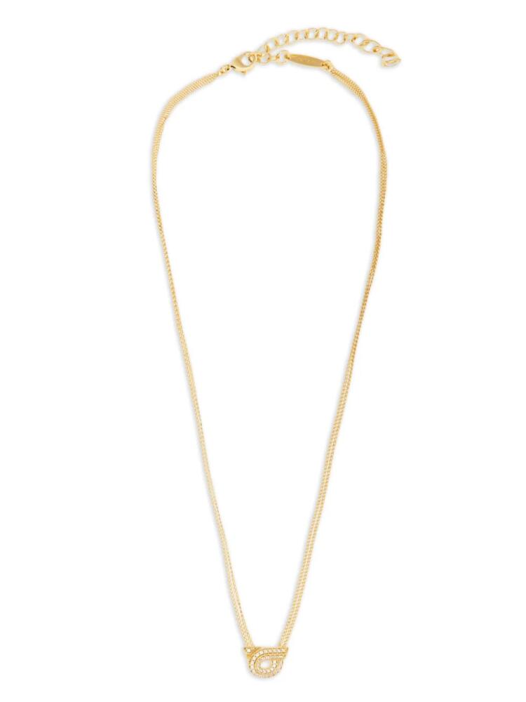 Ferragamo Gancini-pendant layered necklace - Gold Cover