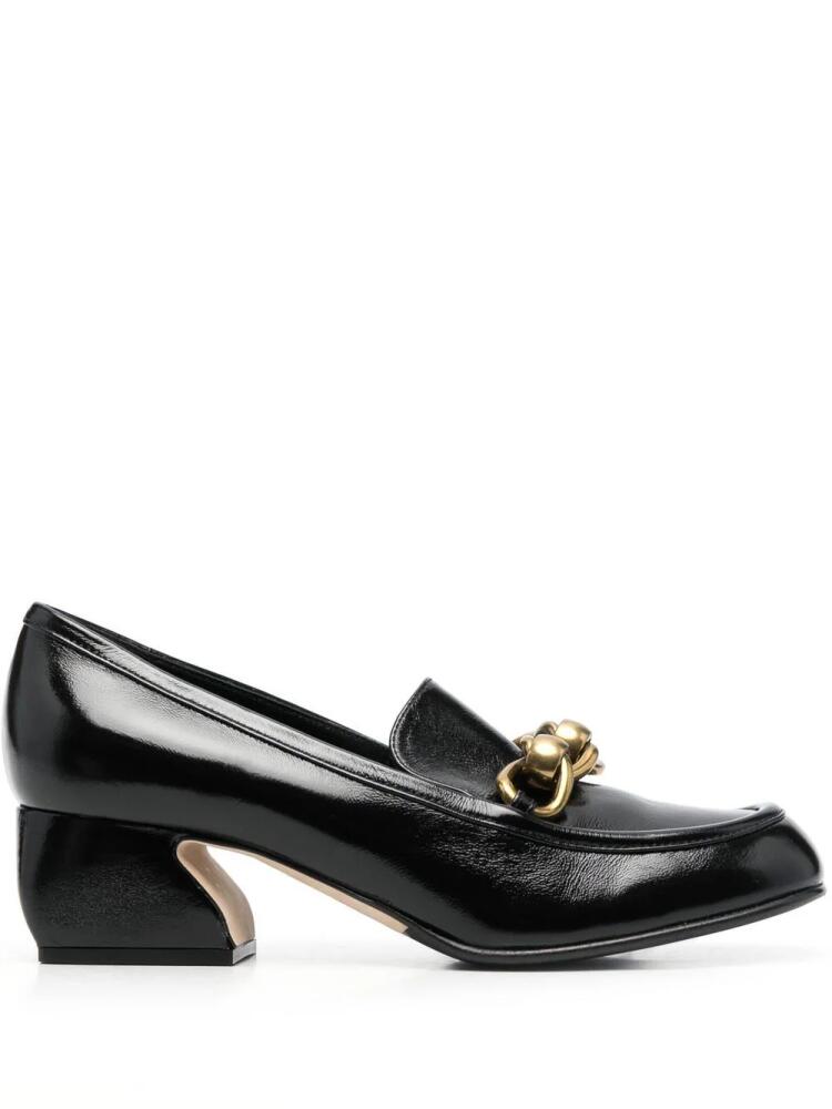 Si Rossi chain-link loafer pumps - Black Cover