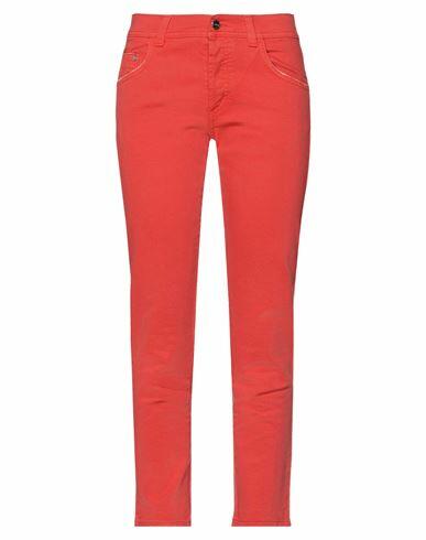 Iceberg Woman Jeans Coral Cotton, Elastane Cover