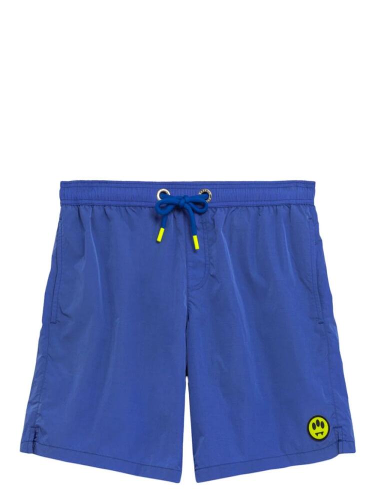 BARROW logo print swim shorts - Blue Cover