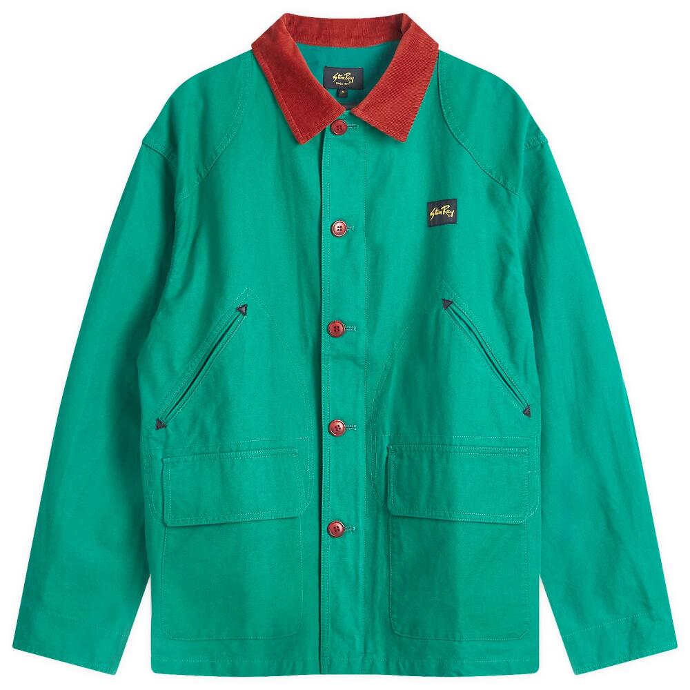 Stan Ray Men's Hunters Jacket in Racing Green Half Panama Cover