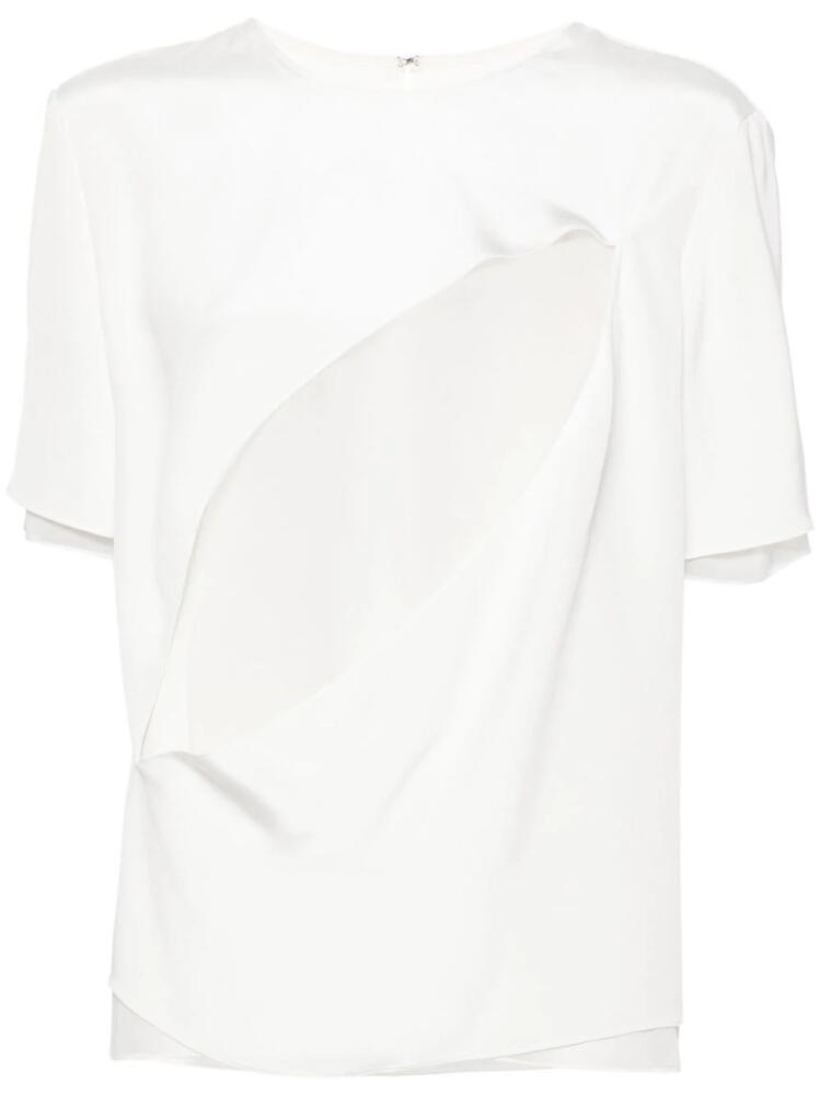 Peter Do Slash silk blouse - White Cover